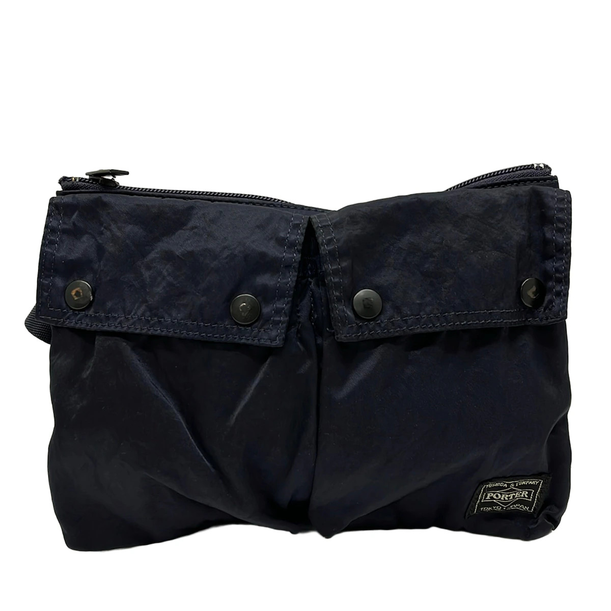 Porter /Yoshida Dark Navy Nylon Bum Bag