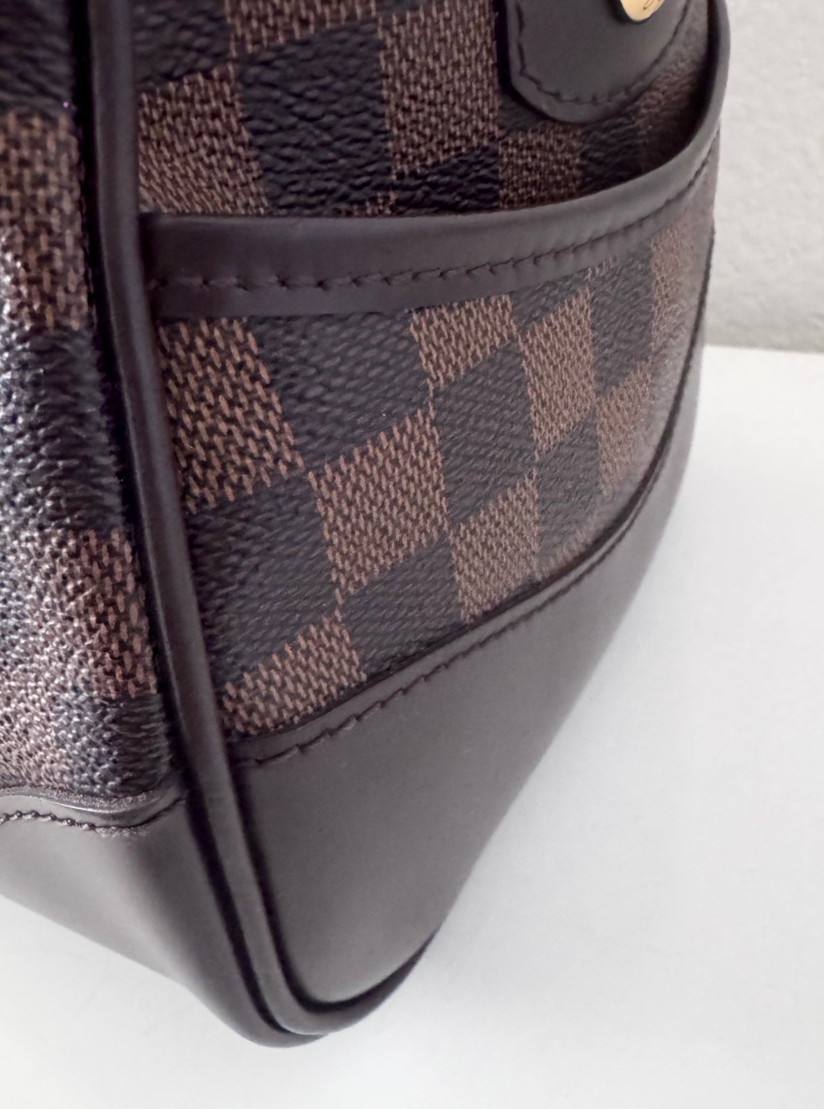 AUTHENTIC LOUIS VUITTON Berkeley Damier Ebene Satchel Bag-EXCELLENT Condition