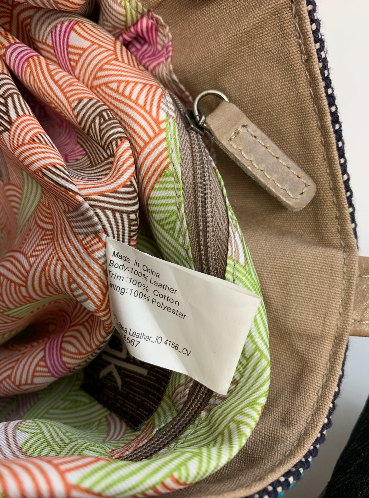 The Sak Brea Convertible Tote Cross Body Bag Purse Shitake Loom
