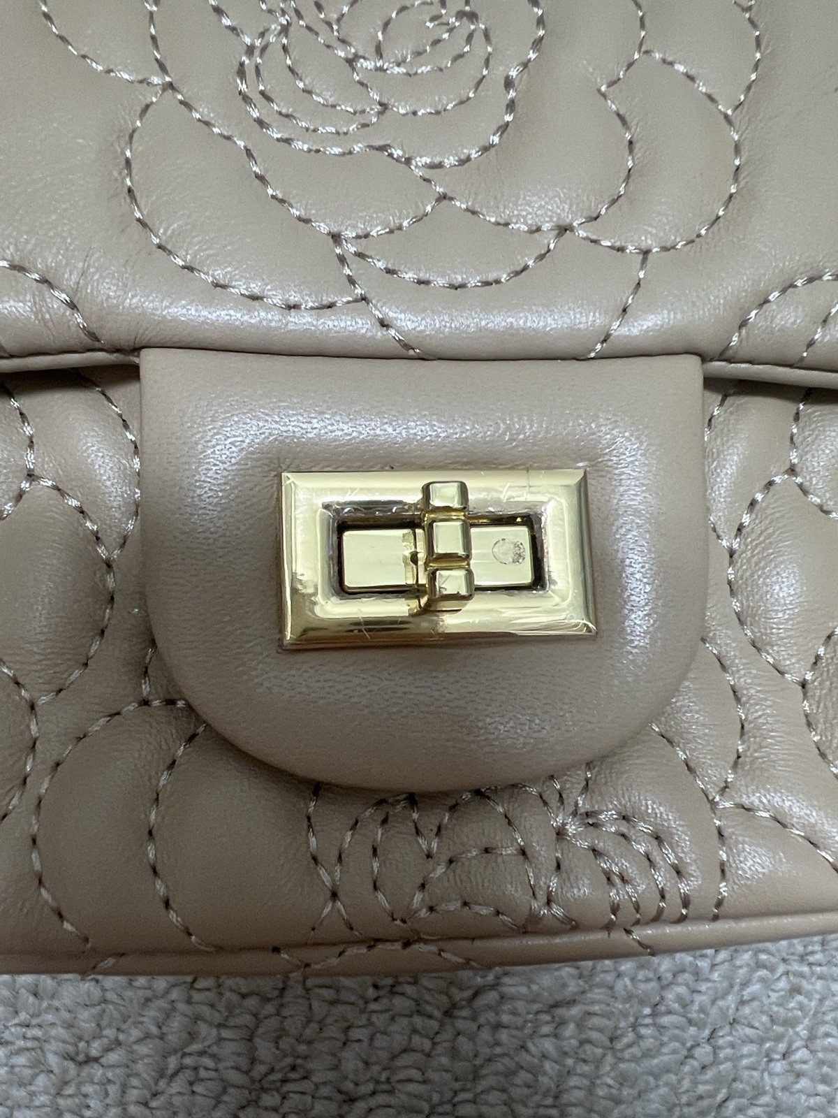 Tiffany & Fred Paris Smooth Leather Crossbody Women’s Tan