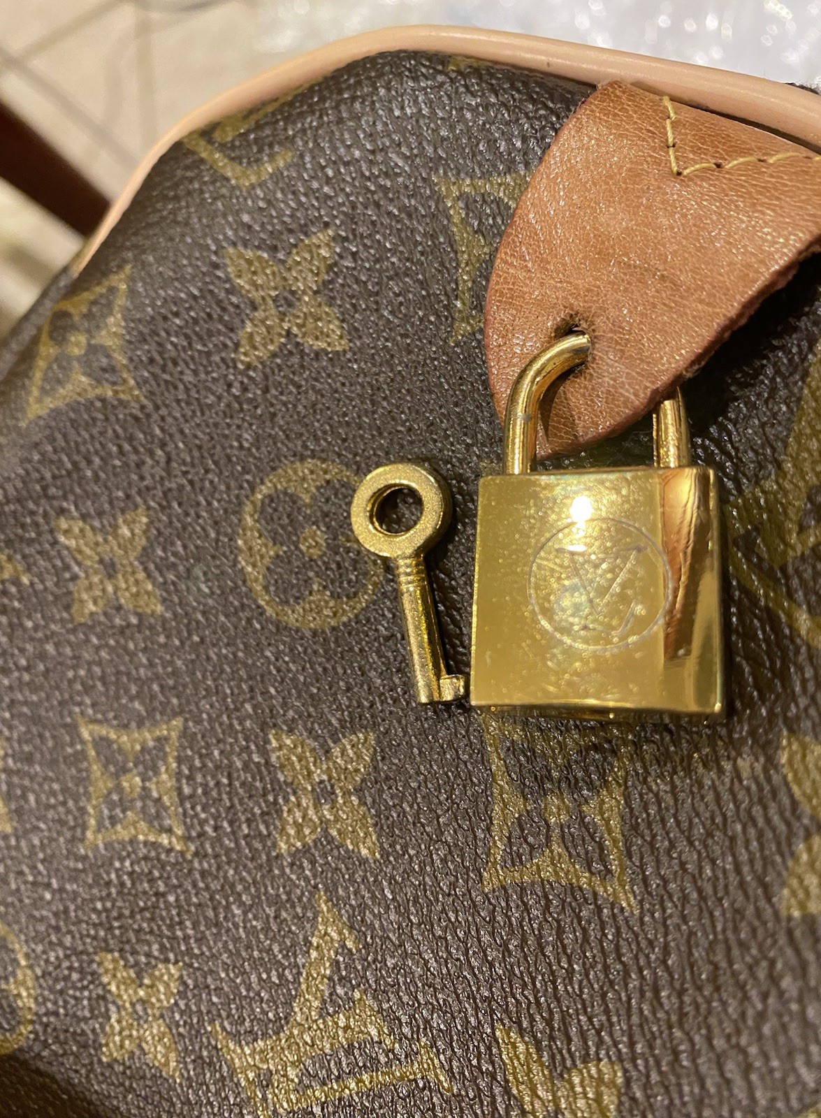 Louis Vuitton Vintage Satchel; very good condition but needs TLC