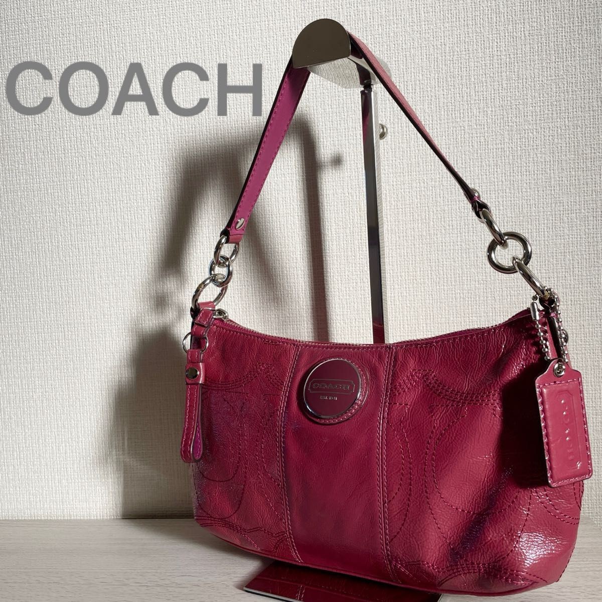 COACH Leather Shoulder Handbag F15141