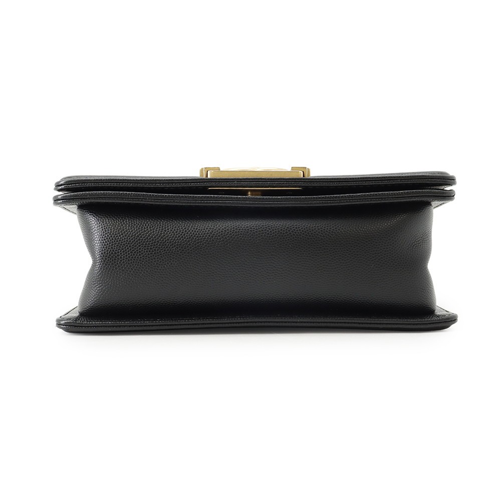 CHANEL Boy Chanel ChainShoulder Bag Size Small Calfskin Black A67085