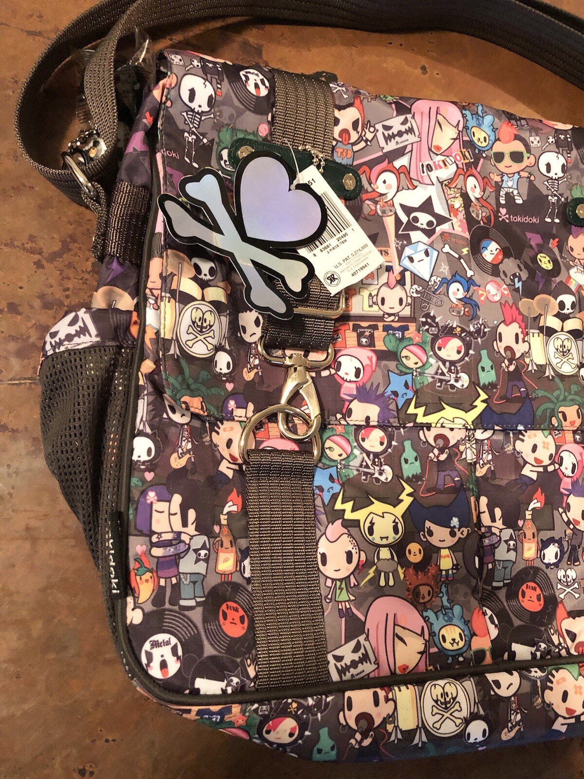 Tokidoki LeSportsac Creativa Concerto Punk Messenger Bag Purse New w/ Tags