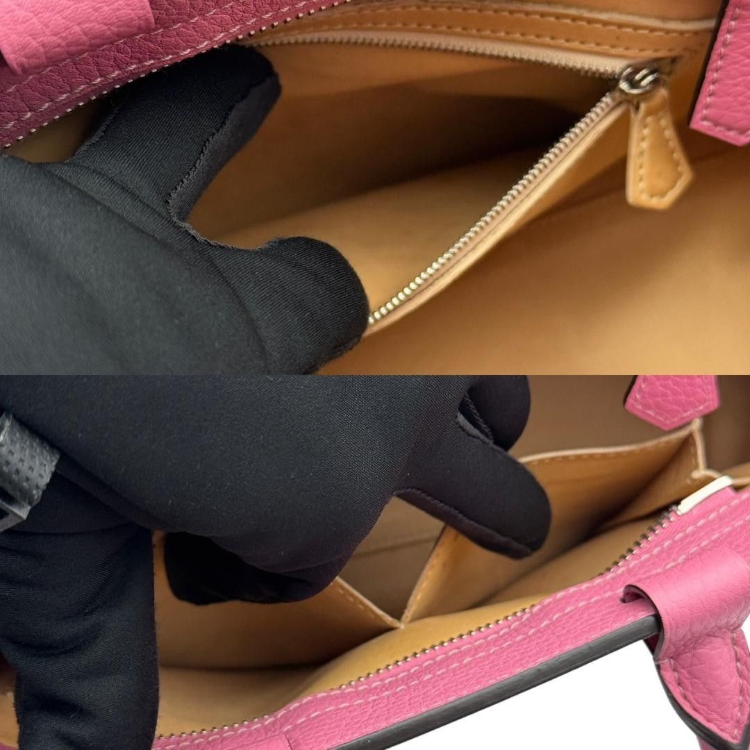 MOYNAT Bag: PAULINE Pink W31H18D14cm w/ strap;