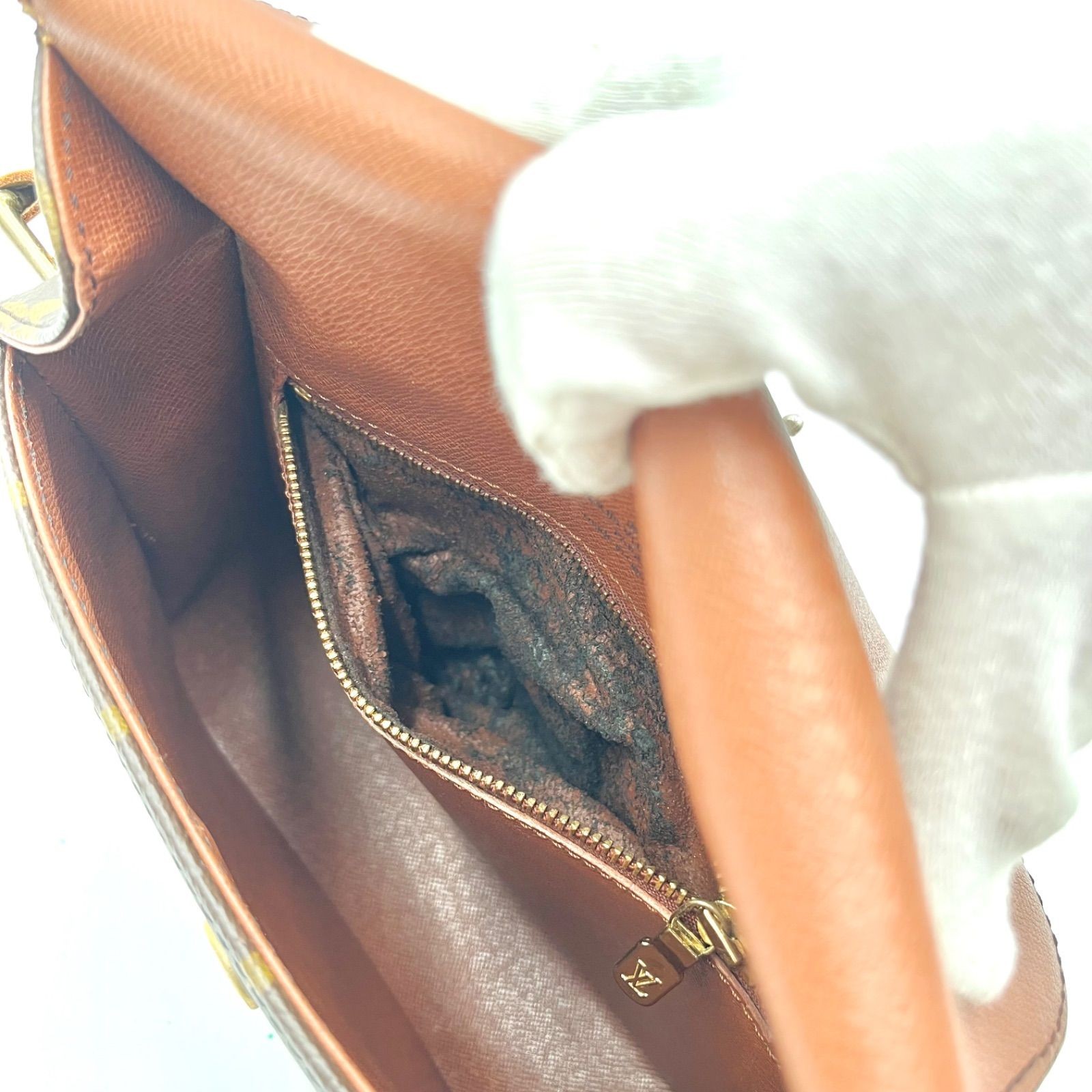 Auth LOUIS VUITTON Monogram Saint-Cloud GM Shoulder Bag M51242 2Y9492