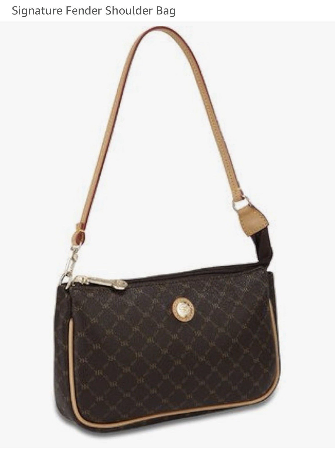 Rioni Kiera Luxury Small Shoulder Bag Monogrammed