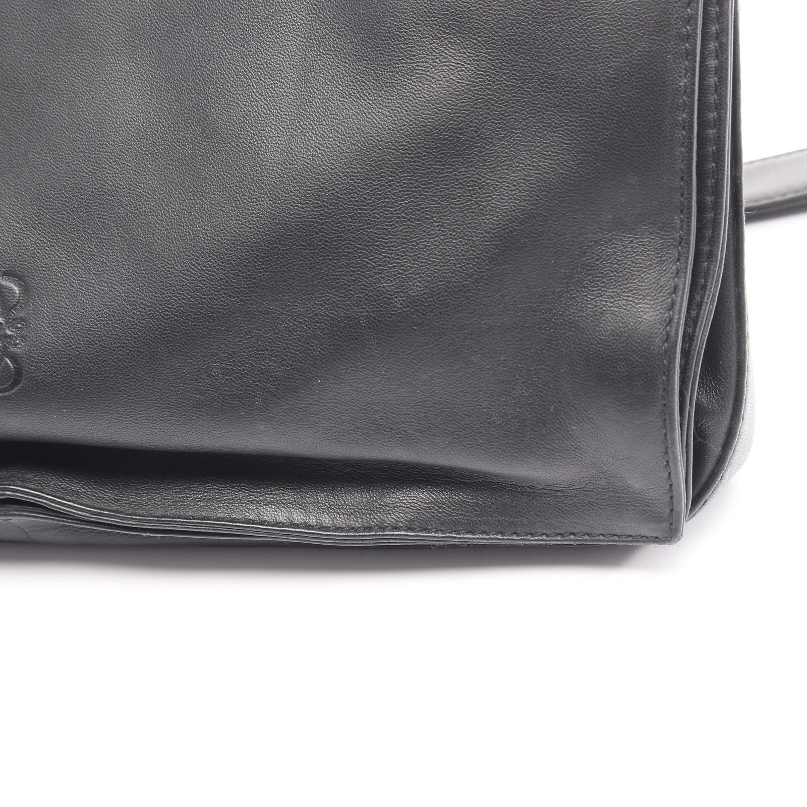 Loewe Shoulder Bag Black Leather #RCB1615
