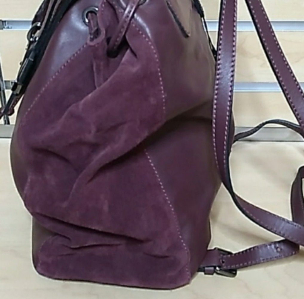 Alberto Bellucci Pelletterie Italian Leather Suede Backpack