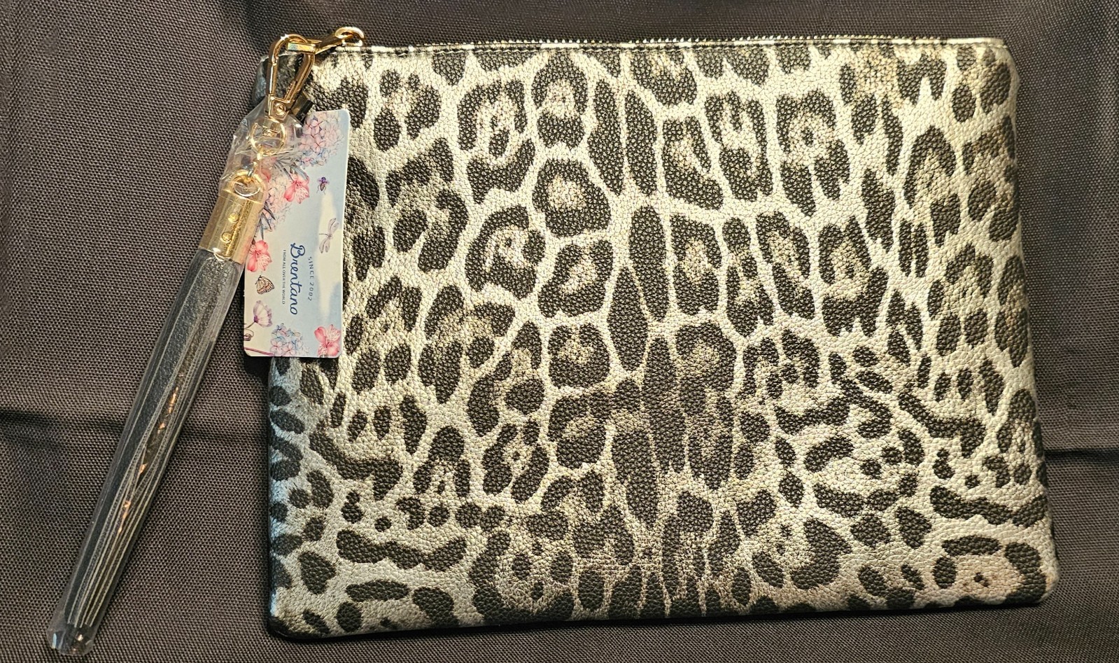 Brentano Leopard Print Clutch — NEW w/ Tags