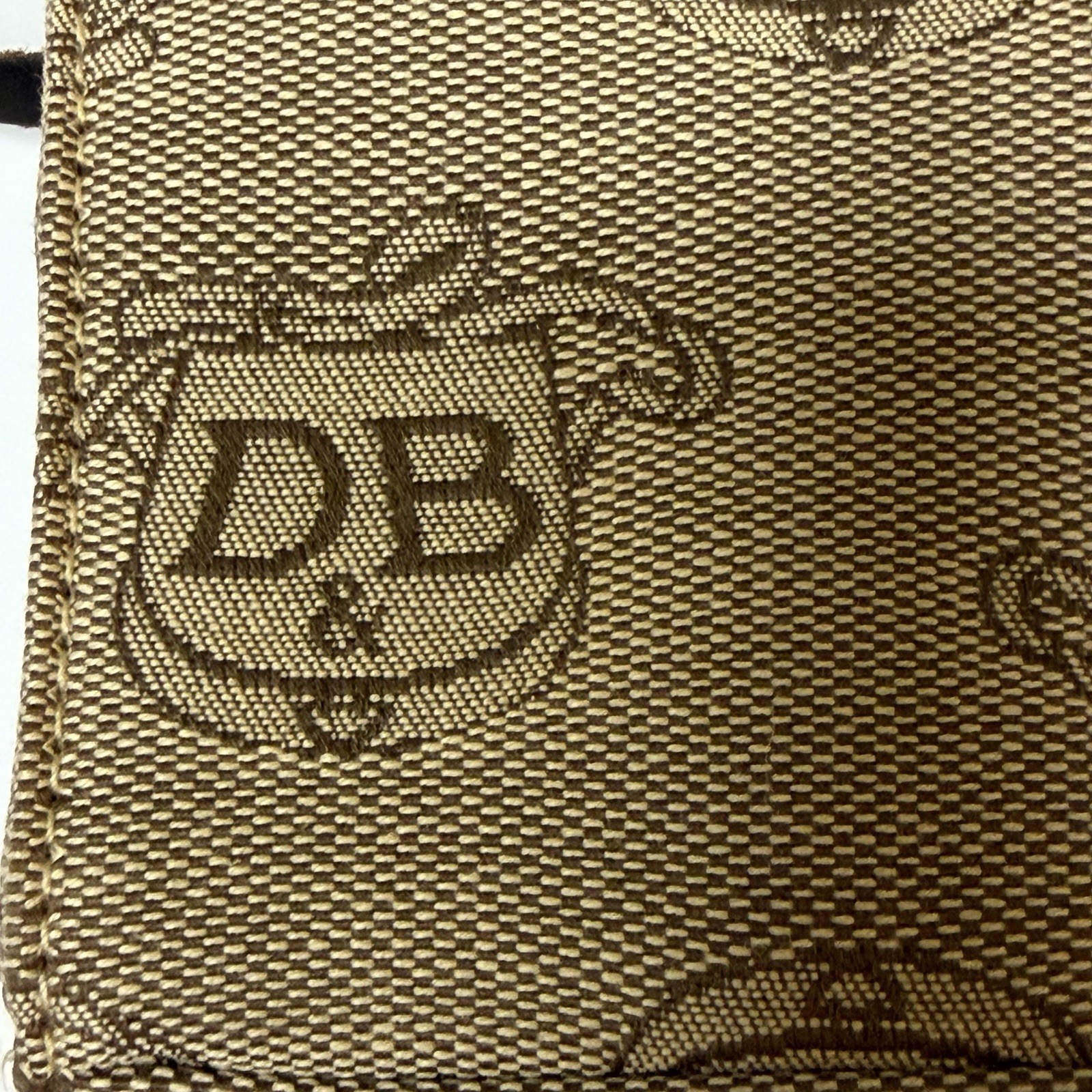 Dooney & Bourke Donegal Canvas Crest D&B Logo Vintage Zippered Coin Purse New