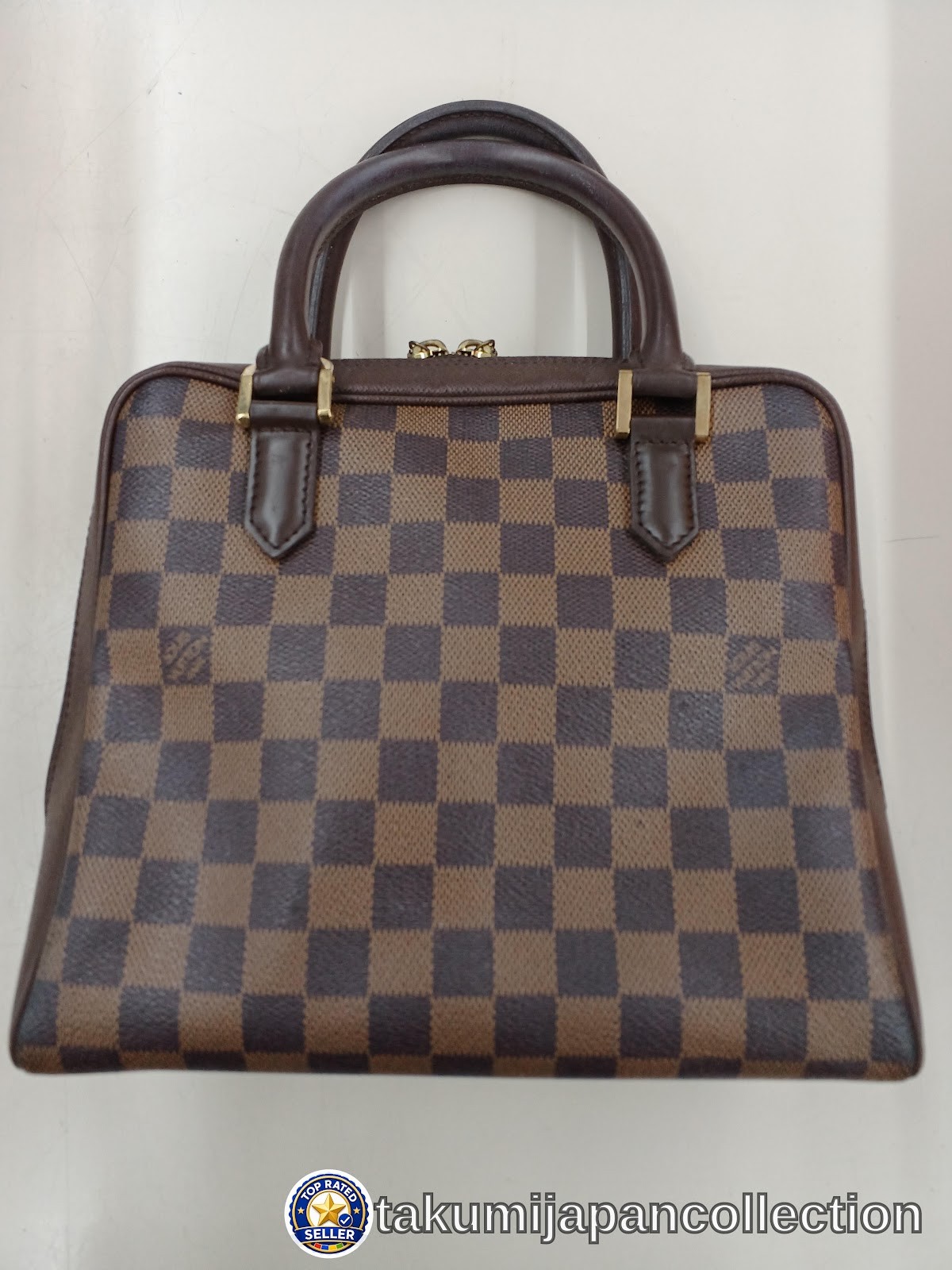 Louis Vuitton Damier Ebene Brera N51150 Handbag Tote Bag #M-1140