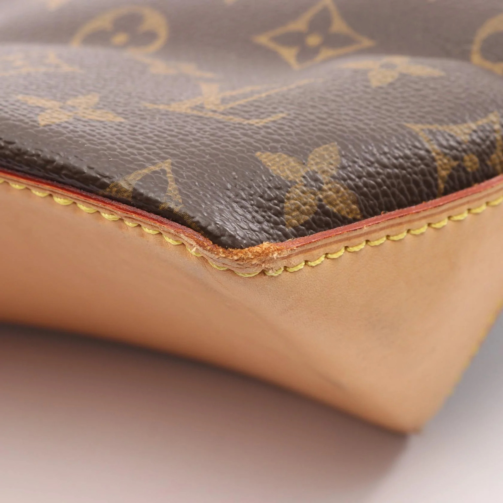Louis Vuitton Cabas Shoulder Bag Brown PVC #RCB1932