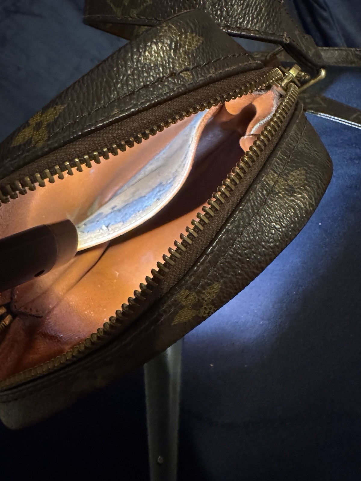 Louis Vuitton Danube Crossbody PM Brown Leather