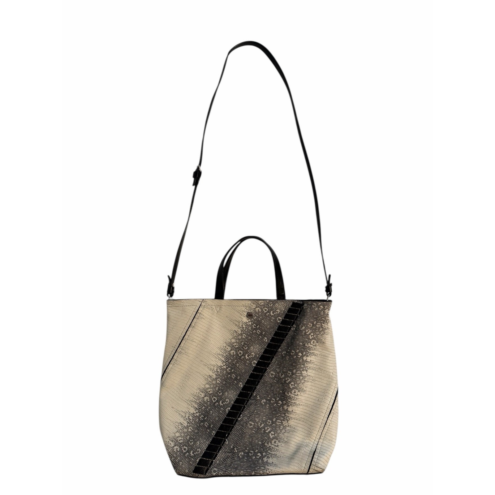 Proenza Schouler hex tote leather reptile print