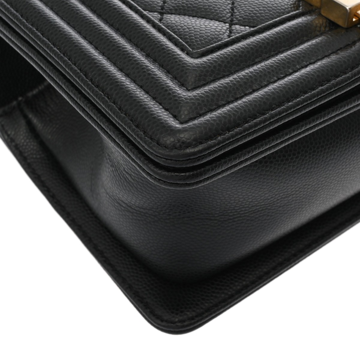 CHANEL Small Handbag 7.9″ A67085 Boy chanel black Women Shoulder Bag