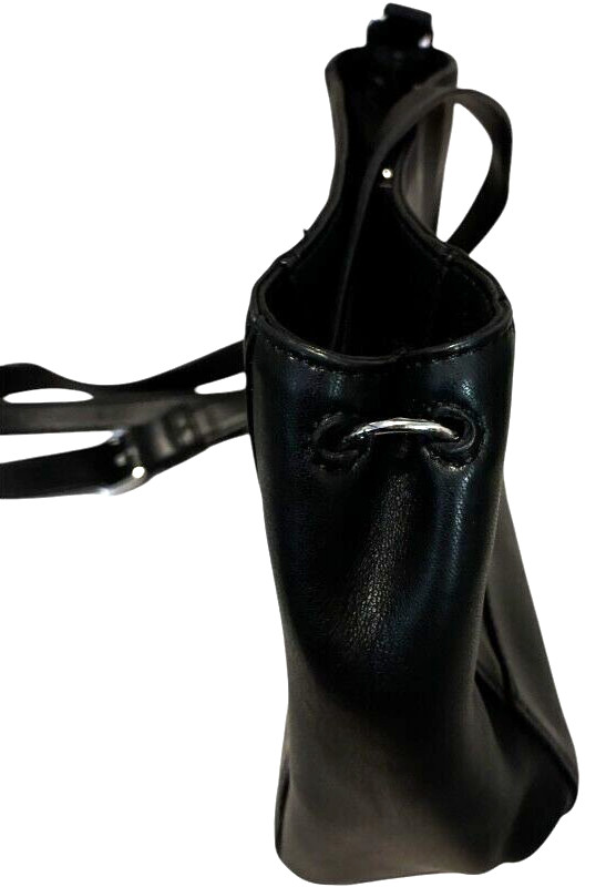 DKNY Black PVC Crossbody Bag 11 x 7 x 3 inches – EUC