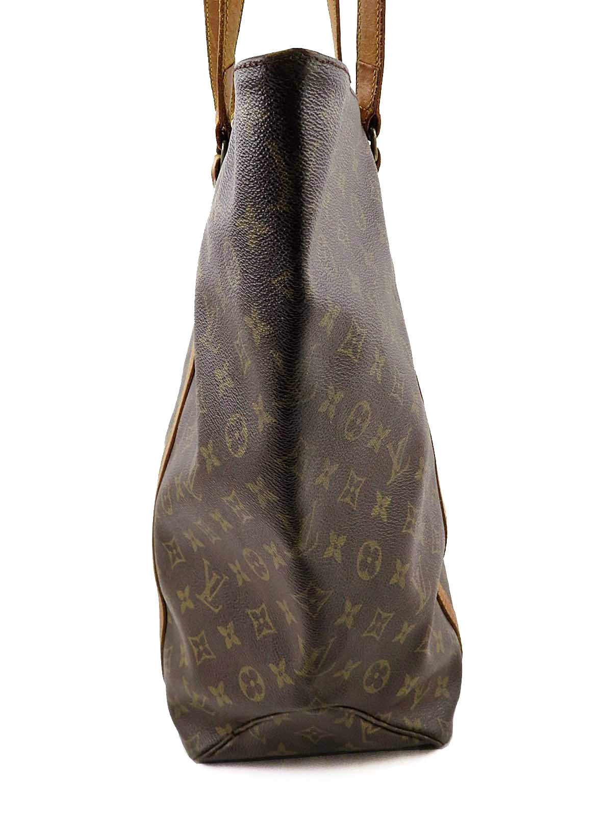 Authentic LOUIS VUITTON Sac Shopping GM Tote Monogram Shoulder Bag #63702