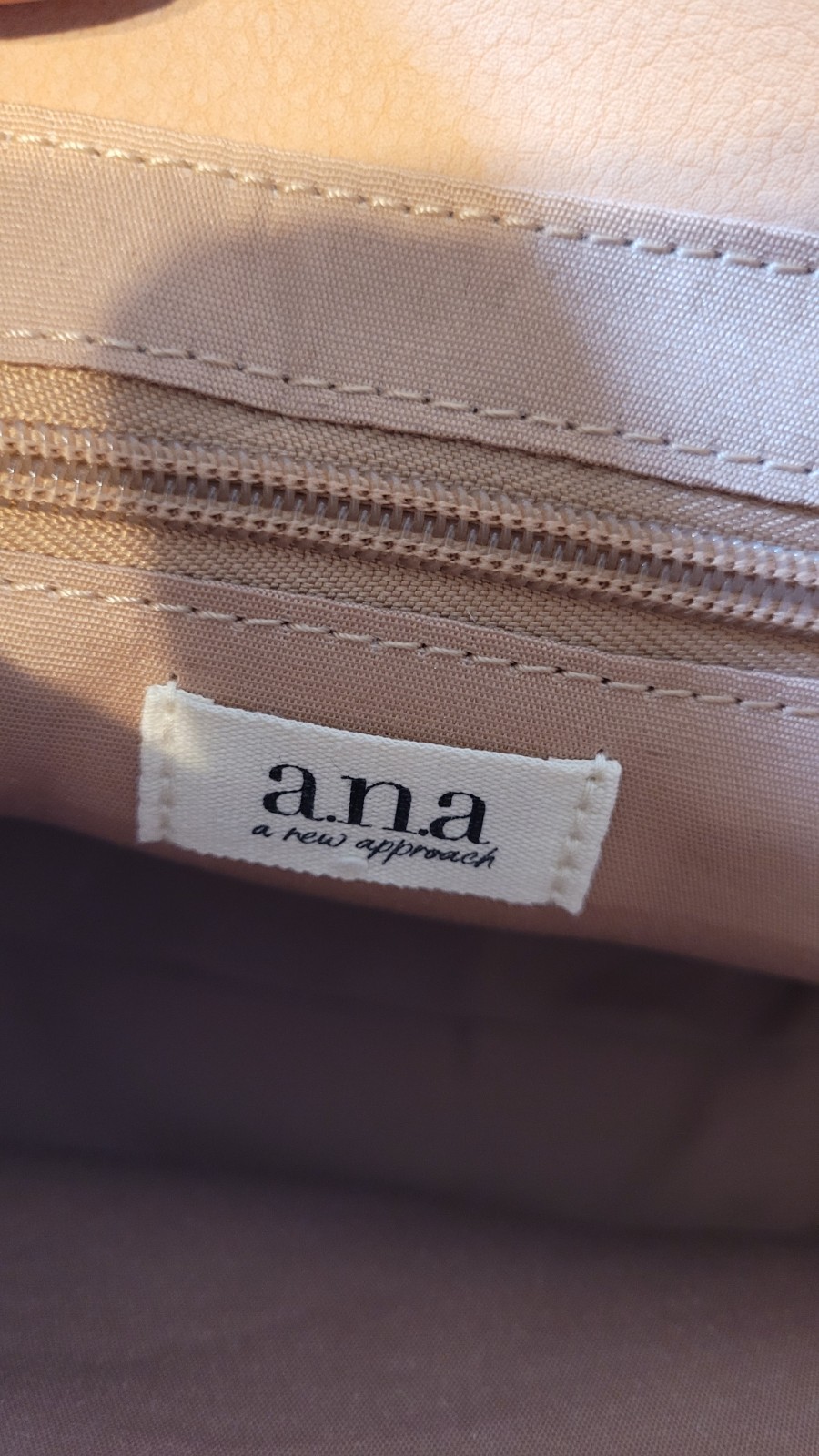 ✨ ANA Womens Medium Shoulder Purse Beige/ Pink Color