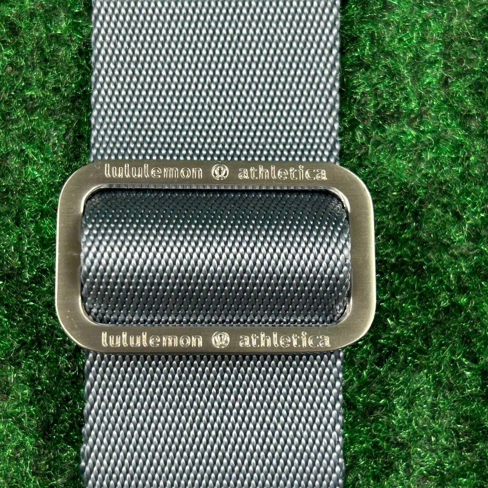 Lululemon Athletica Padded Bag Strap Adjustable Blue Metal Clasps Strap Only