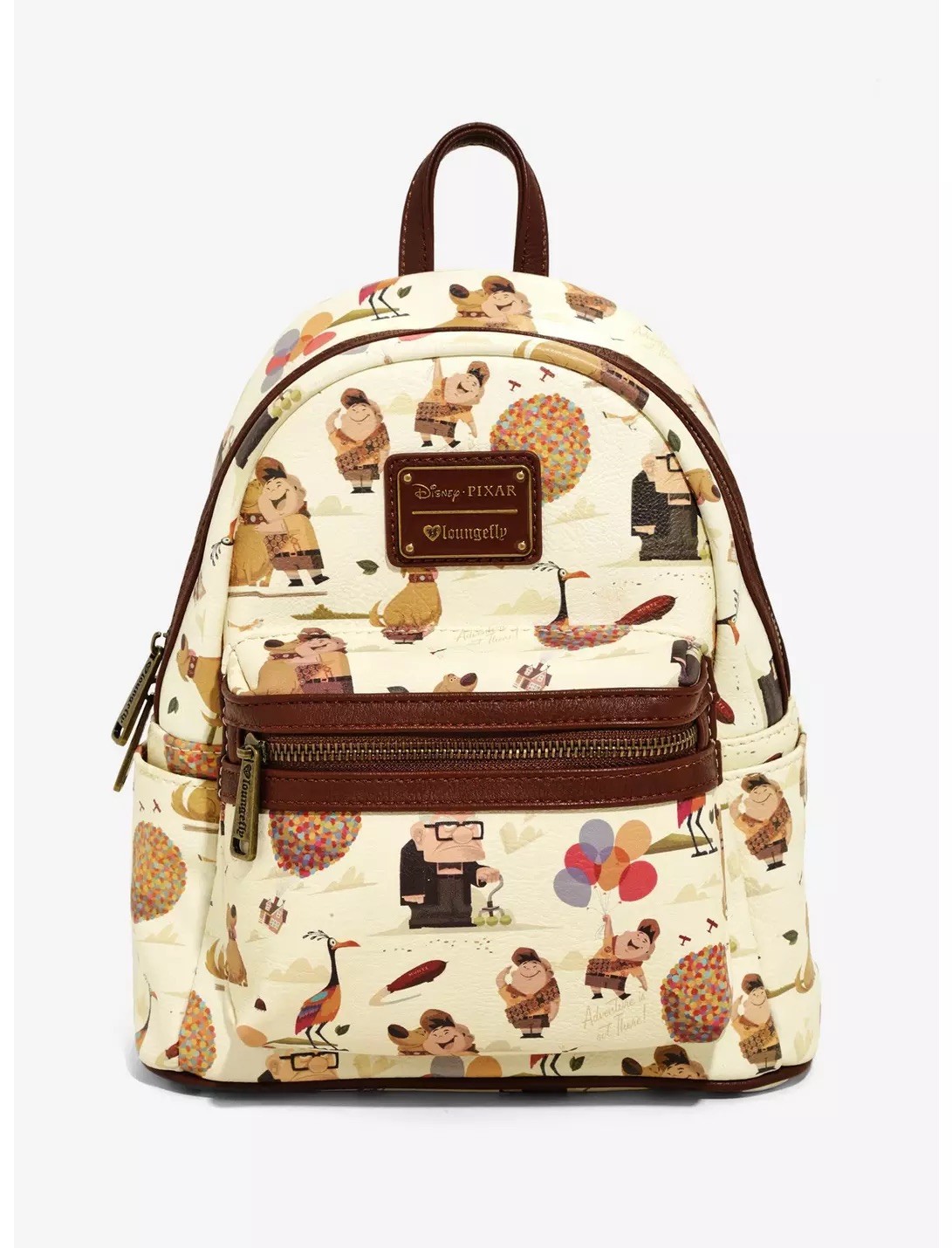 Disney Loungefly Pixar Up Character Mini Backpack RARE Heart Logo NWOT