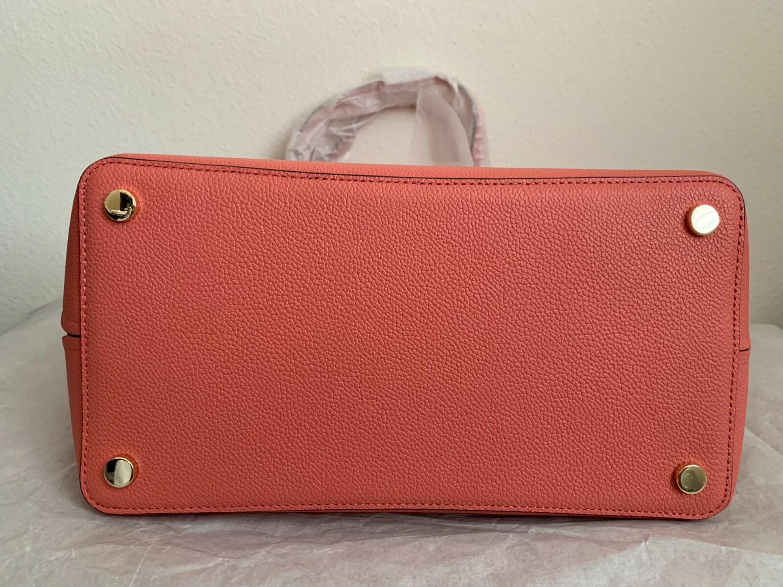 NWT Kate Spade Margaux Medium Tote Zip Top Leather Bag Peachy PXRUA229 Original