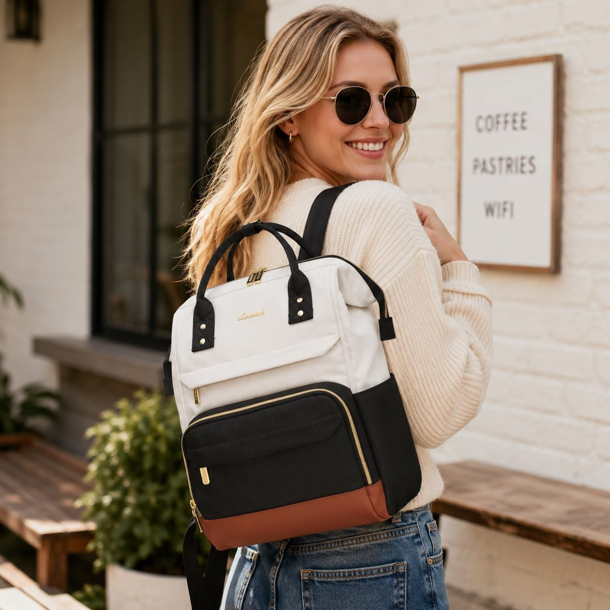 Mini Backpack for Women, Small Backpacks Purse, College Bookbag for School, Fash