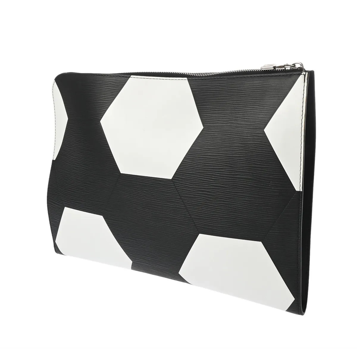 Louis Vuitton Pochette M63232 Clutch Bag Leather Noir #WB3015