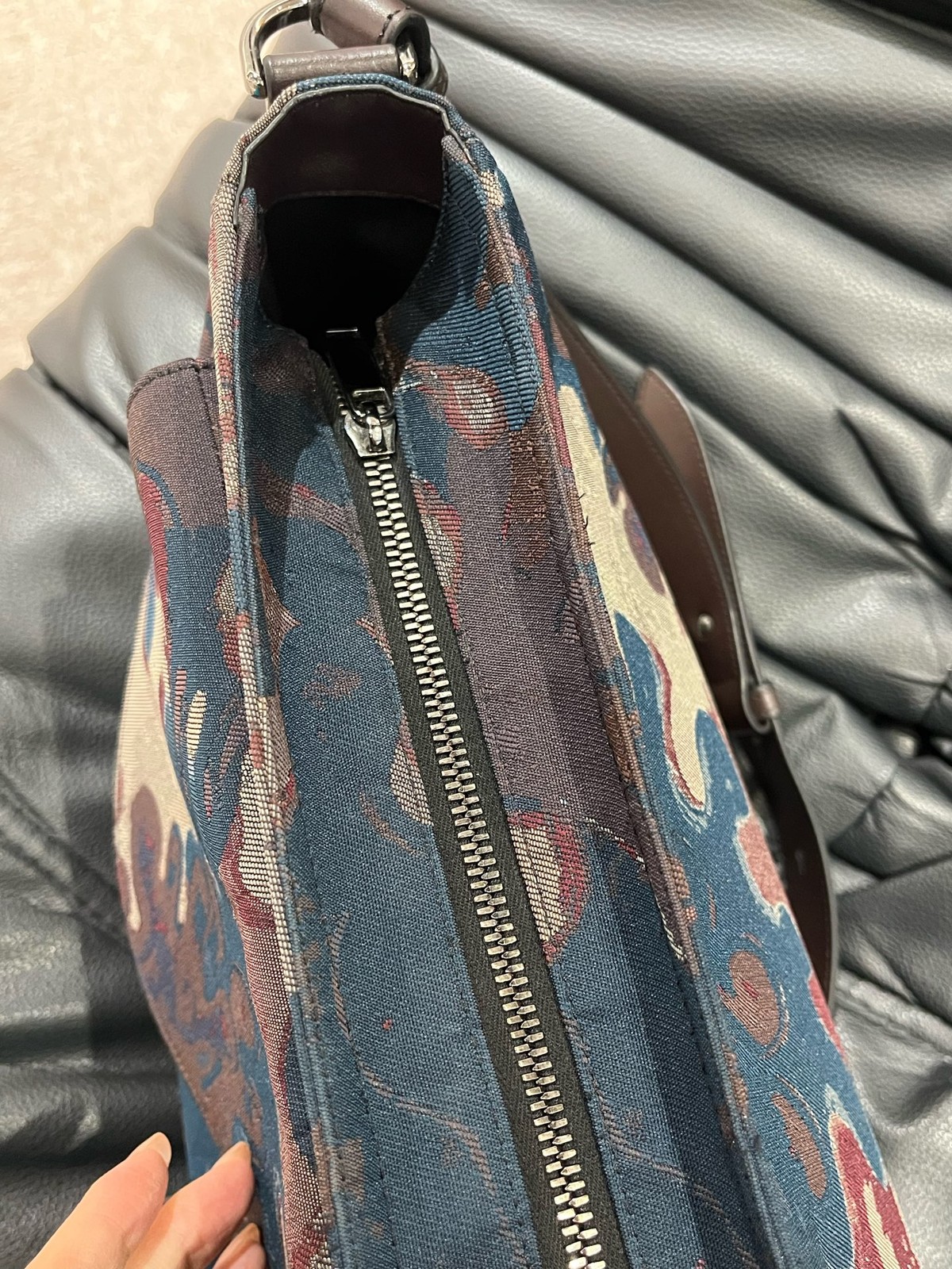 Dior Saddle Normal Multicolor Camouflage Jacquard Canvas Shoulder/Crossbody Bag