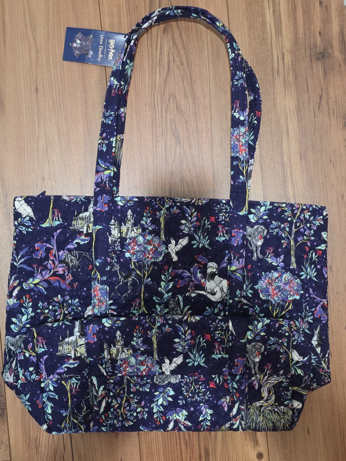 NEW Vera Bradley Harry Potter Forbidden Forest Large Vera Tote Bag Purse