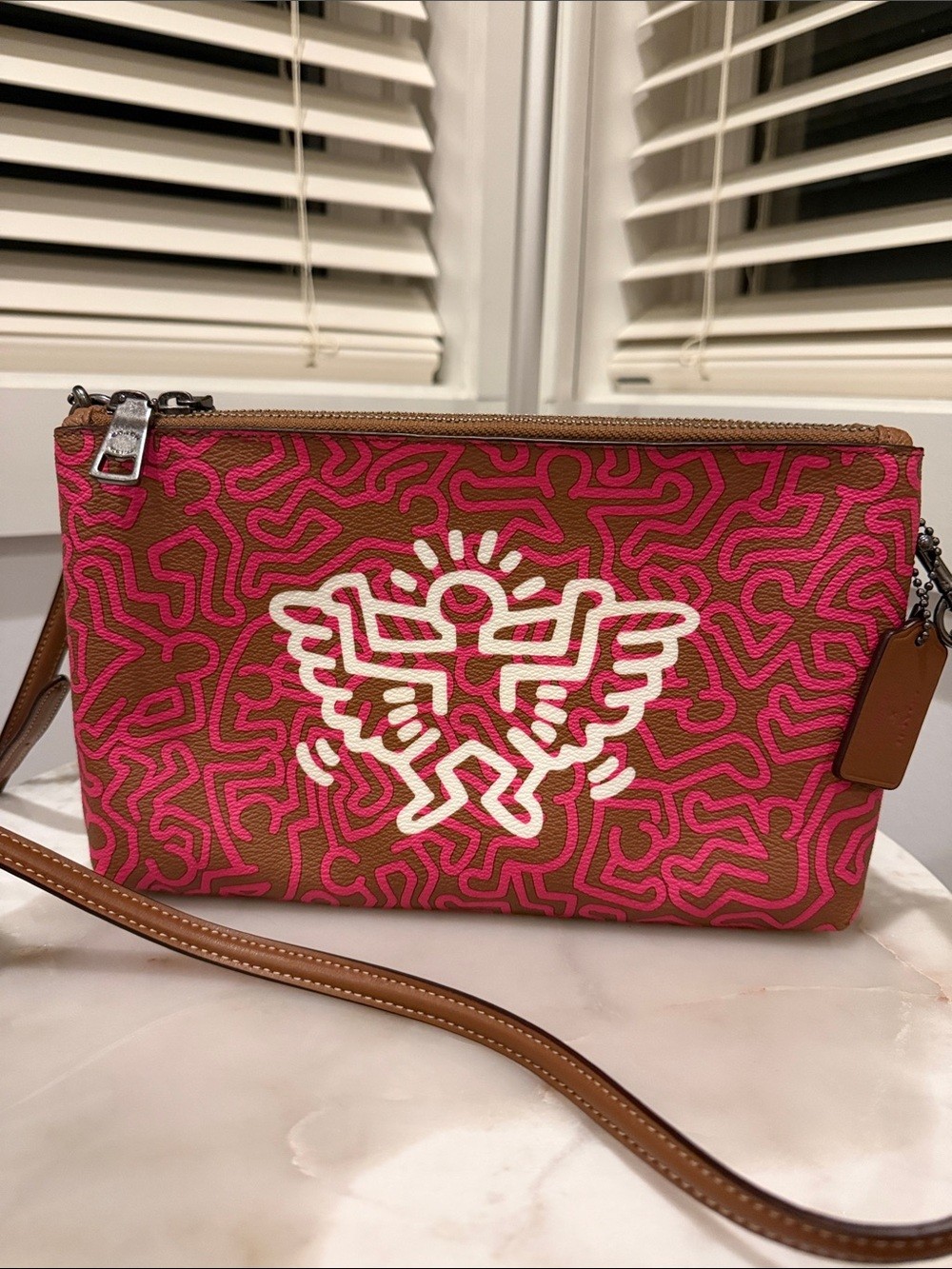 NWOT Coach x Keith Haring Lyla Graphic Print Crossbody Bag [limited edition]
