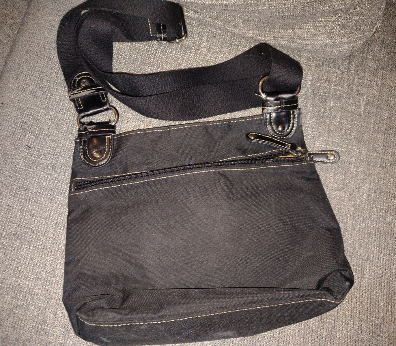 Franco Sarto purse crossbody bag handbag shoulder black