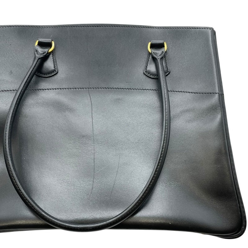 HERMES LA Toile Tote Black Tote #OKB2206