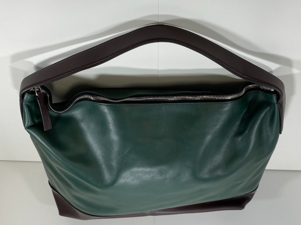 NEW MARNI SMOOTH CALFSKIN LEATHER HANDLE TOTE HANDBAG ~ $1,150