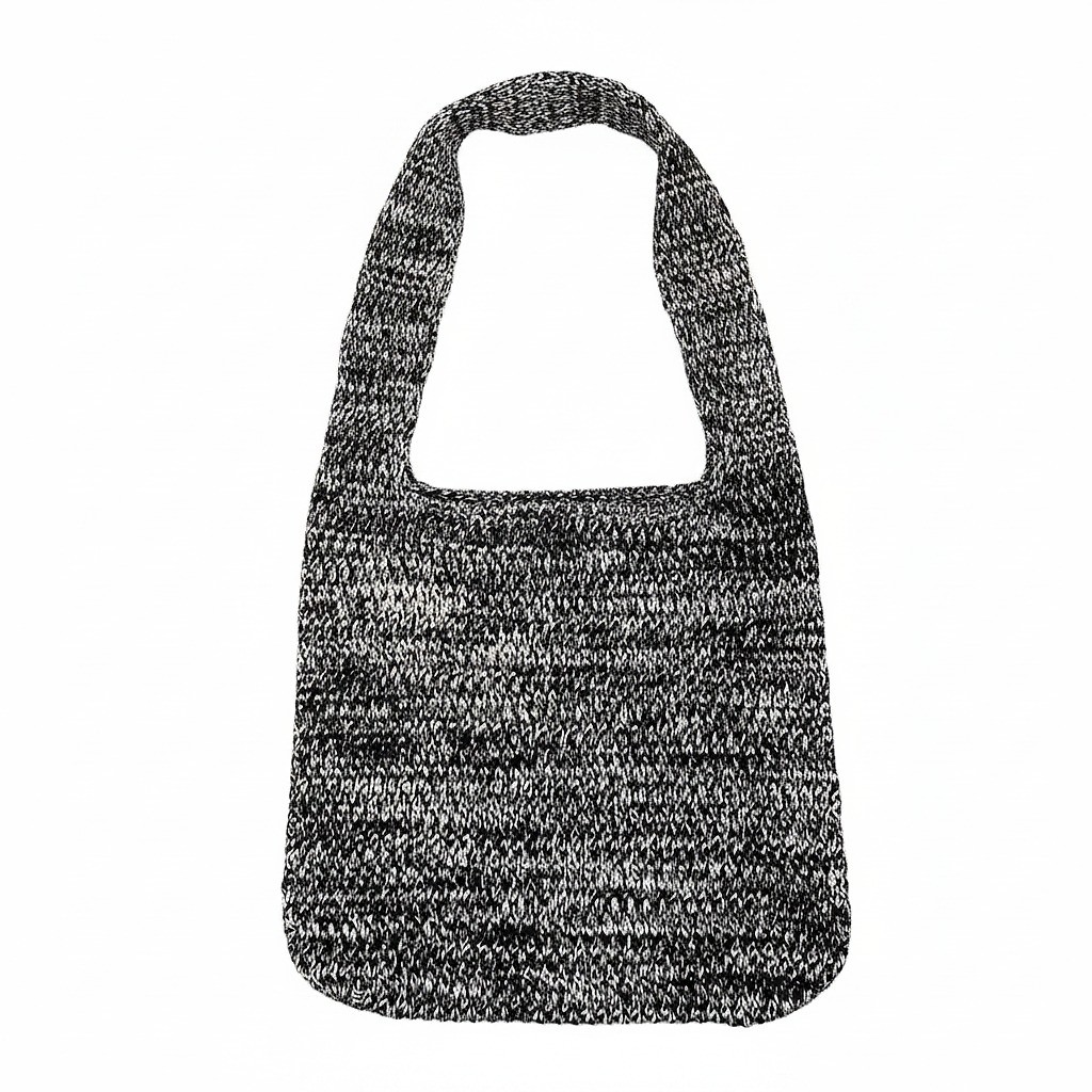 Rag & Bone Addison Knit Shopper Bag Black/White | One Size