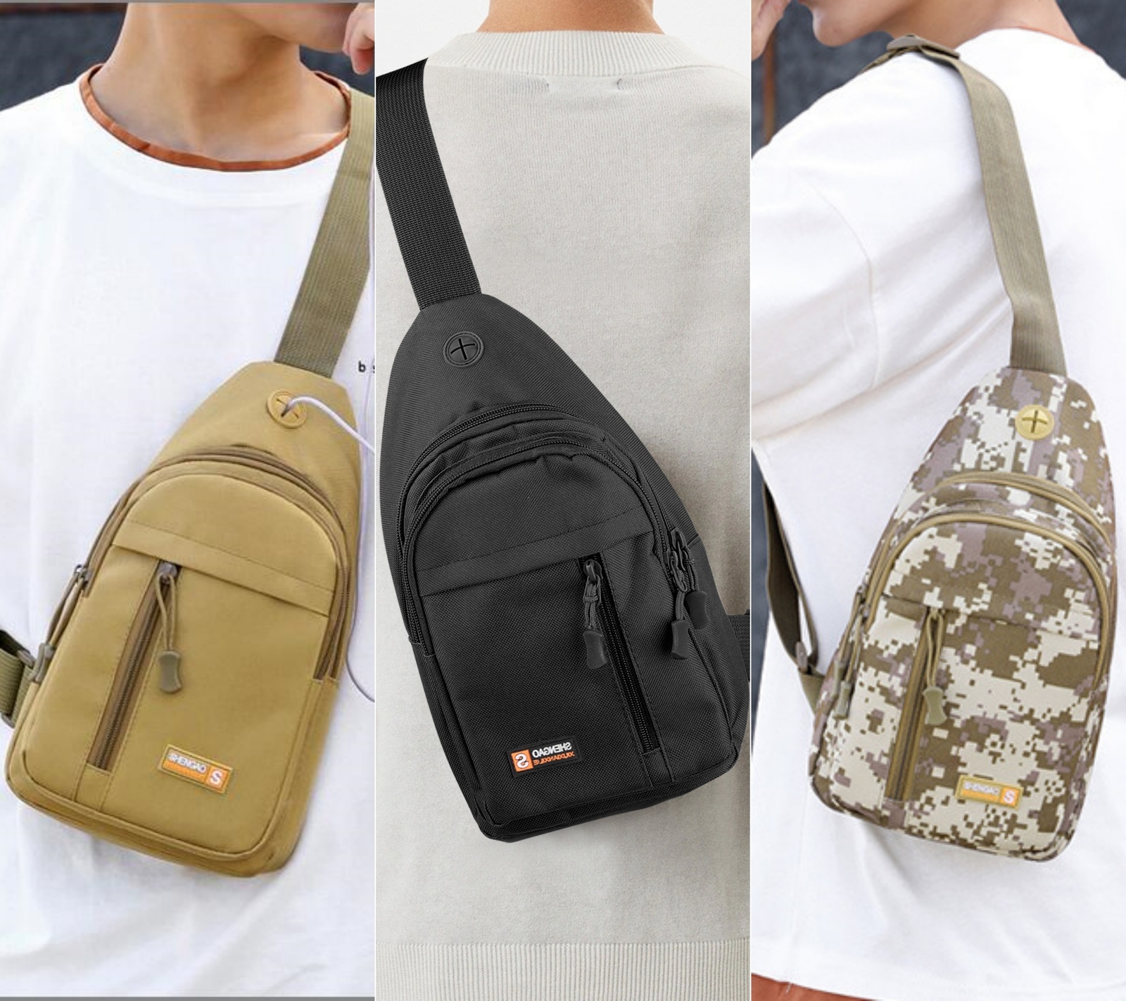 Tactical Sling Backpack Shoulder Bags Travel Military Crossbody Chest Bag Unisex