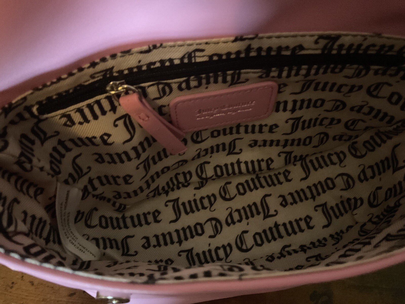 NWT Juicy Couture Soft Bow Crossbody Bag – Fondant Pink Y2K McBling Aesthetic