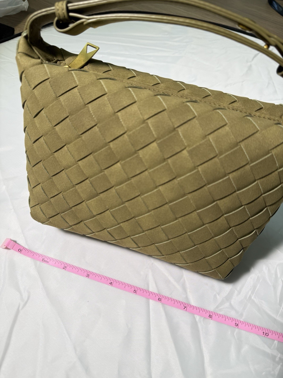 Hand-woven design high-end new bag matte shoulder bag solid color crossbody