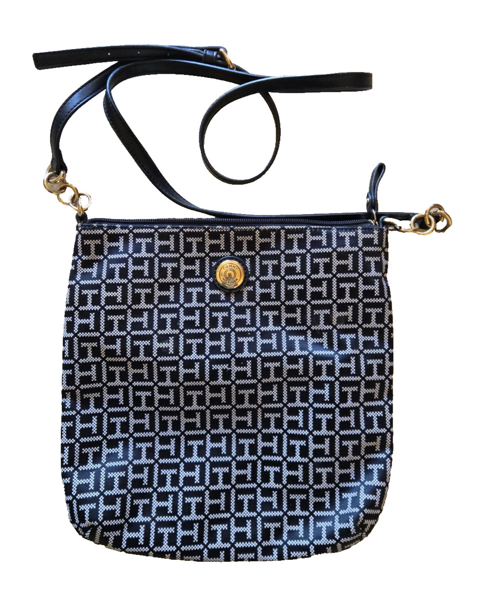 Tommy Hilfiger Purse 10×10″ Geometric T/H Logo