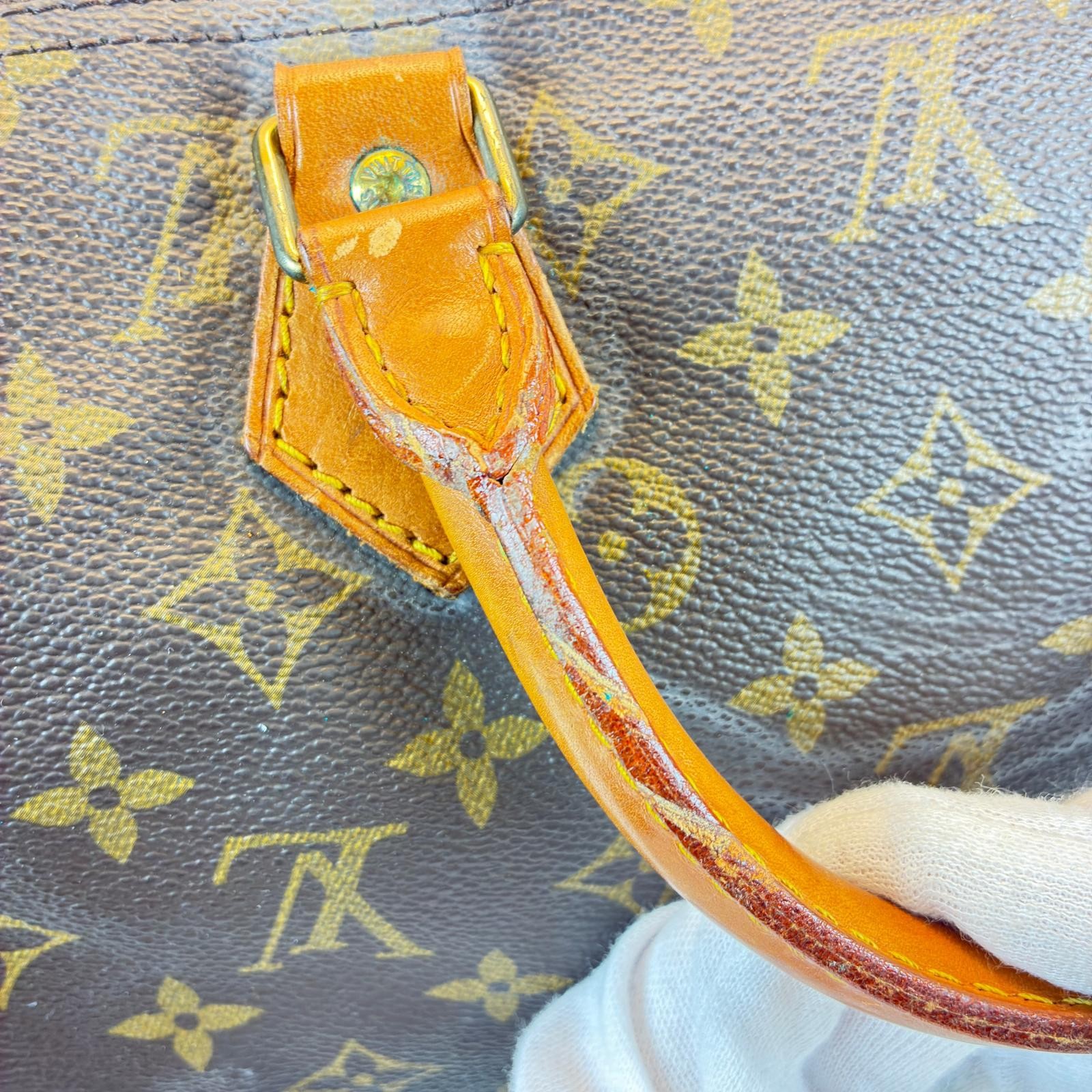 LOUIS VUITTON Speedy 40 Boston bag M41522  Monogram canvas Brown