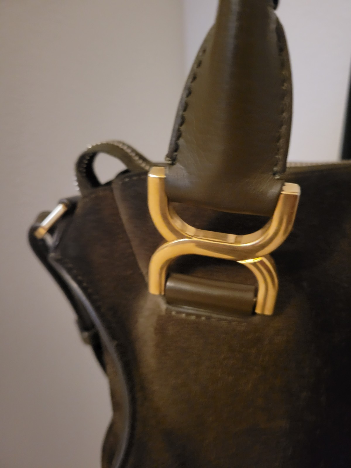 Chloé Marcie Medium Satchel Green Bag – Rare!