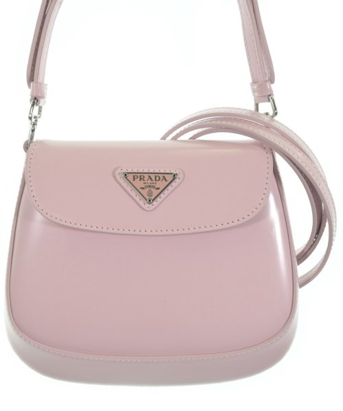 PRADA Cleo Handbags Burshed Leather Pink Mini 1BH188 2200642370013