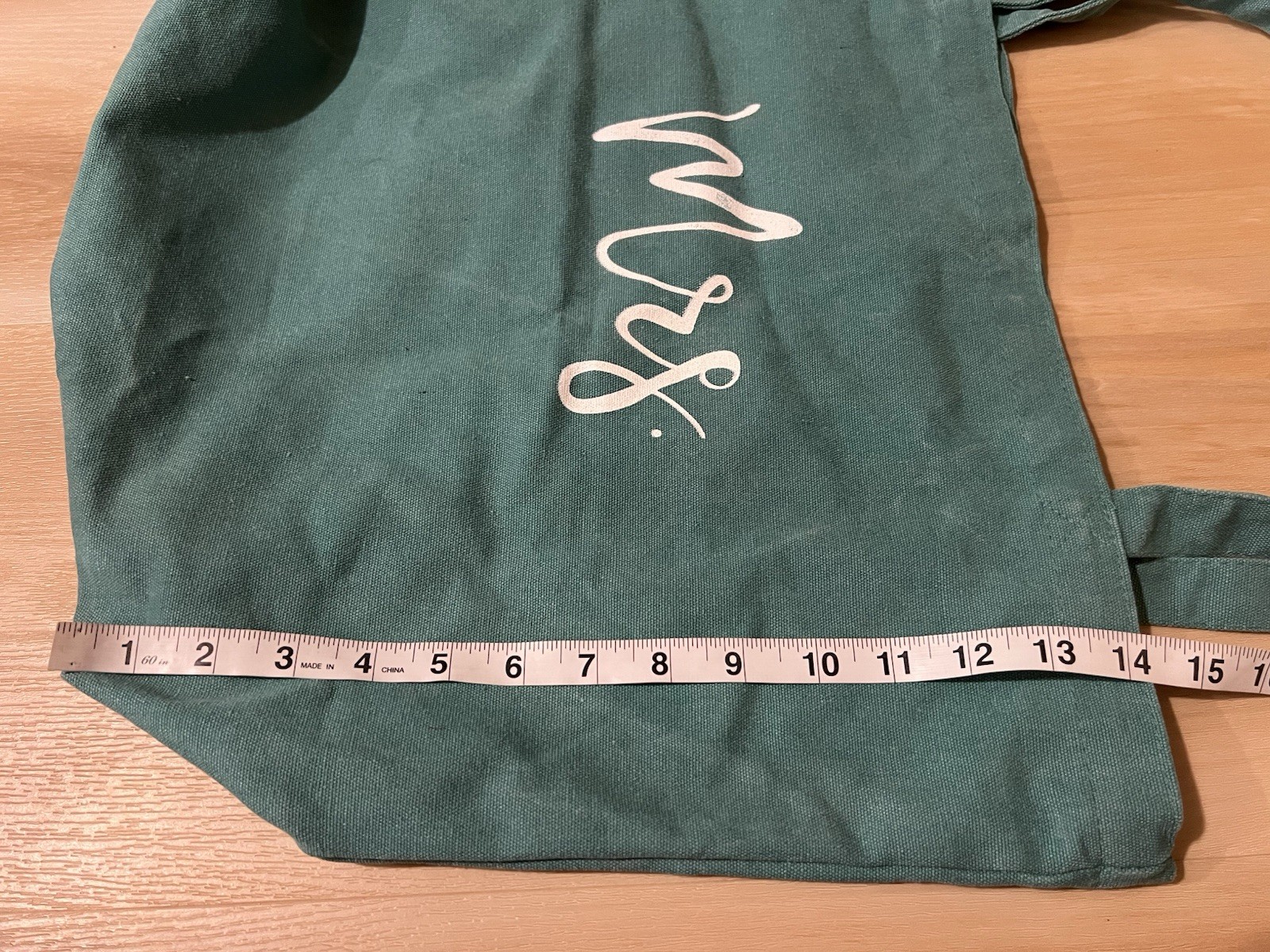 Mrs. Teal Wedding Large Canvas Tote Bag Carry All Grocery Reusable