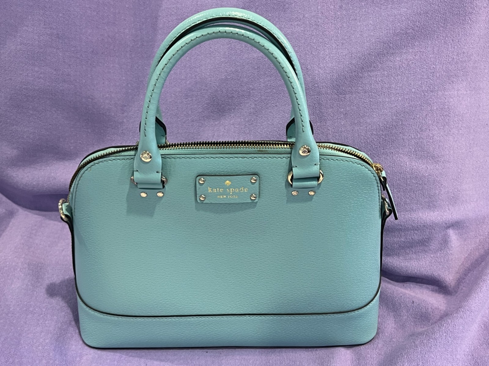 kate spade small Rachelle Wellesley robin’s egg Tiffany blue