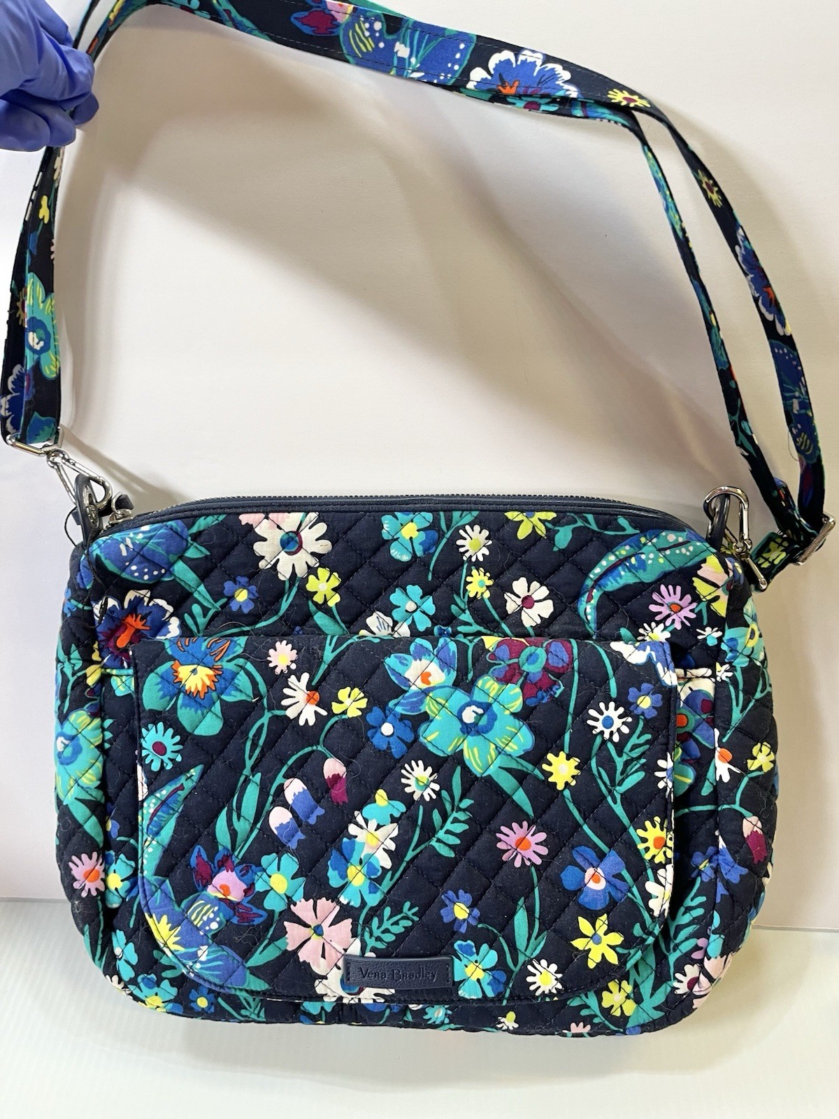 Vera Bradley Carson Shoulder Bag Moonlight Pattern