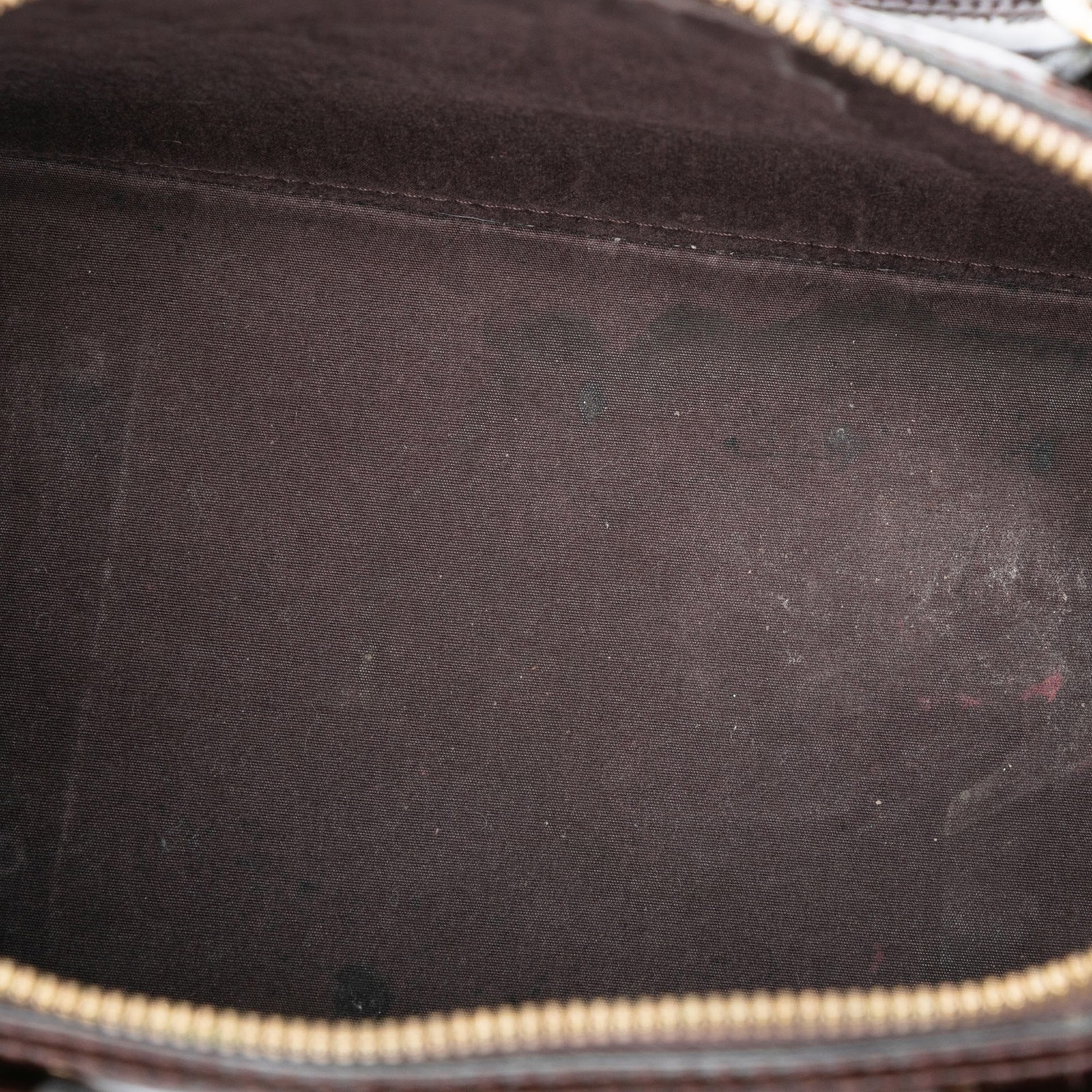 Louis Vuitton Monogram Vernis Alma PM Pre-Loved Handbag Plum