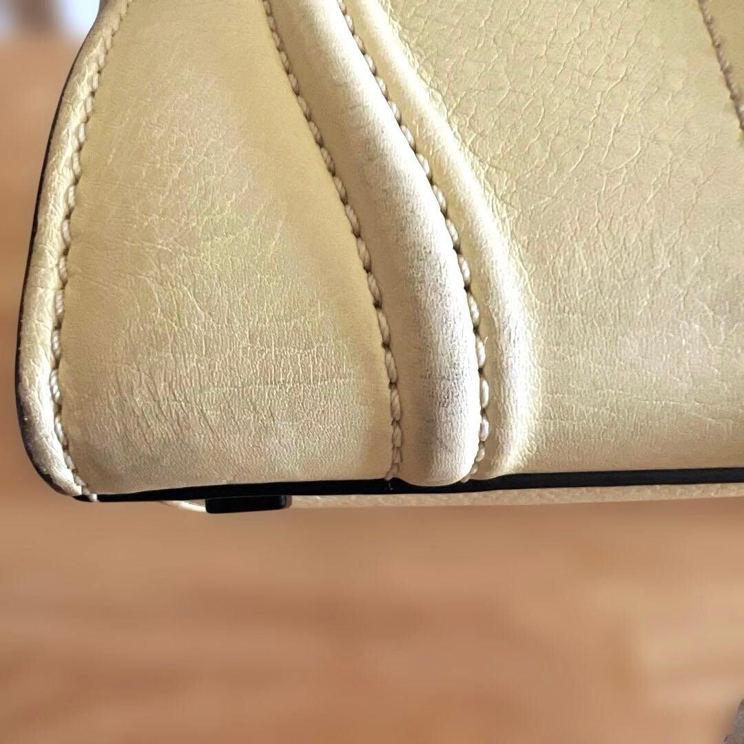 CELINE Tote Leather Luggage Phantom Authentic From Japan