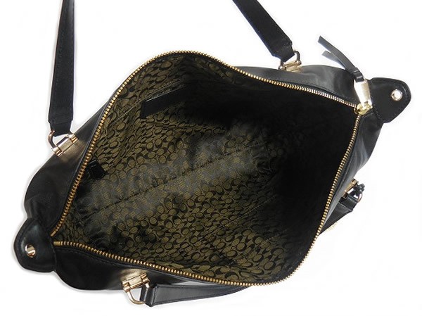 Brand new COACH Madison Large Smiles Satchel Leather Bag F32333 LIBLK A4