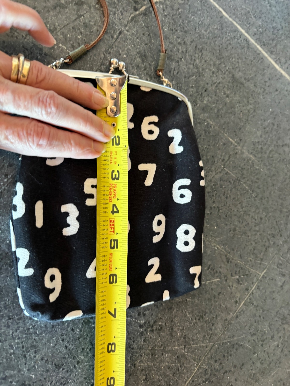 SOU SOU Canvas Soft Gamaguchi Clasp Purse – 2 Different straps-long & short
