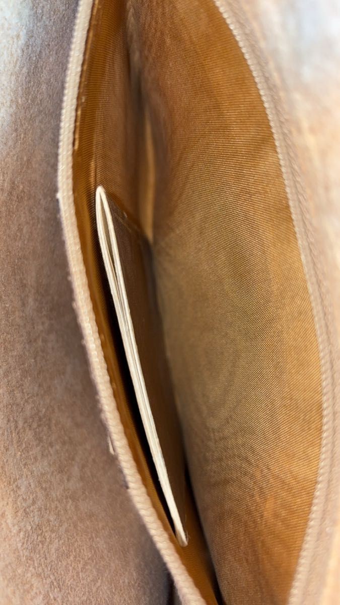 GUCCI Bag: Old Gucci Shoulder Bag Sherry Line GG Beige W26H18D8cm;